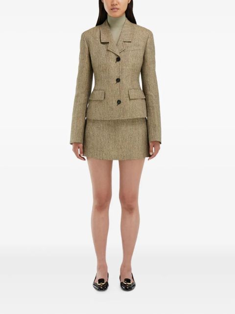 Ferragamo flap-pockets single-breasted blazer - Neutrals - zdjęcie produktu nr 2