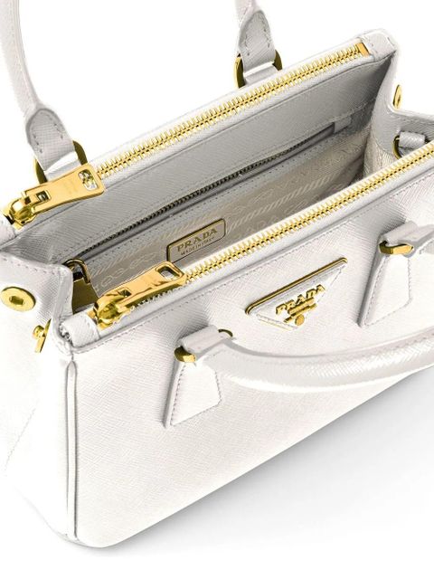 Prada Galleria leather mini bag - White - zdjęcie produktu nr 2