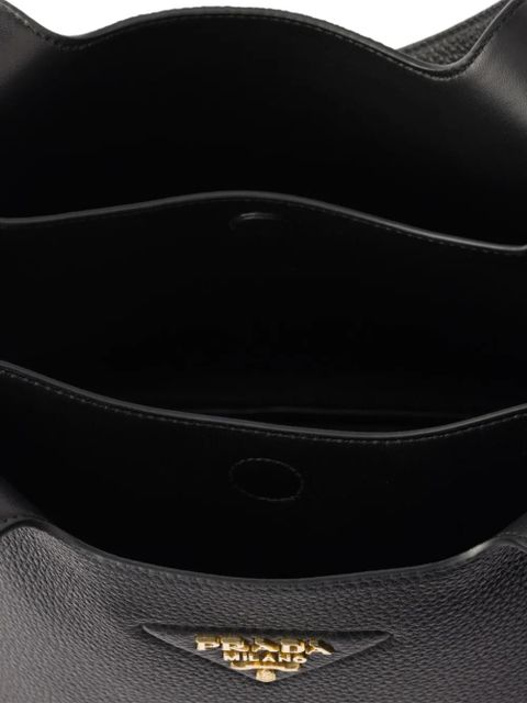 Prada small leather tote bag - Black