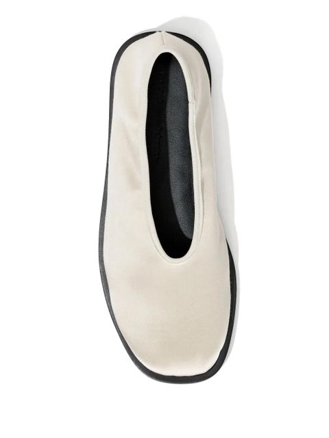 Proenza Schouler square-toe leather mules - White