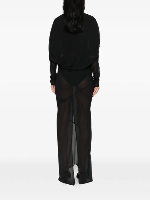 ENTIRE STUDIOS V-neck maxi dress - Black