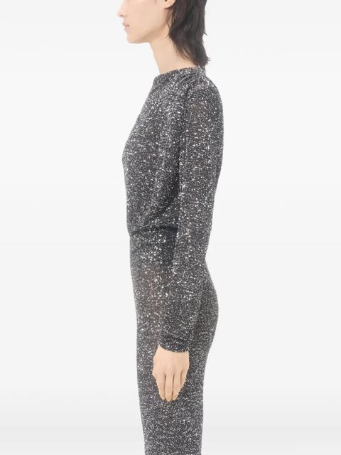 Valentino Garavani sequin-embellished sweater - Black