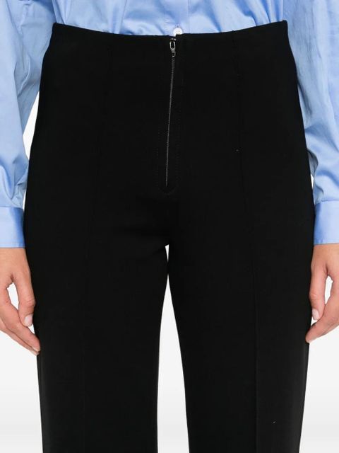 SANDRO zip-fly flared trousers - Black