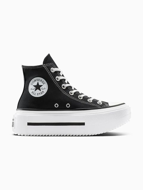 Converse trampki Chuck Taylor All Star Lift Double Stack unisex kolor czarny A12975C - zdjęcie produktu nr 1