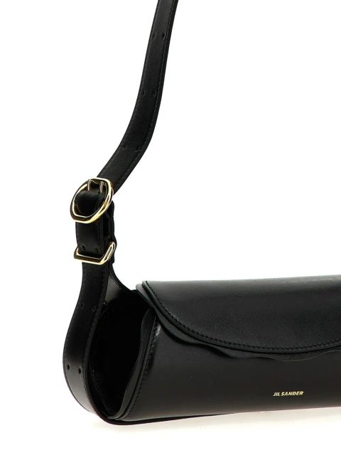 Jil Sander small Cannolo shoulder bag - Black
