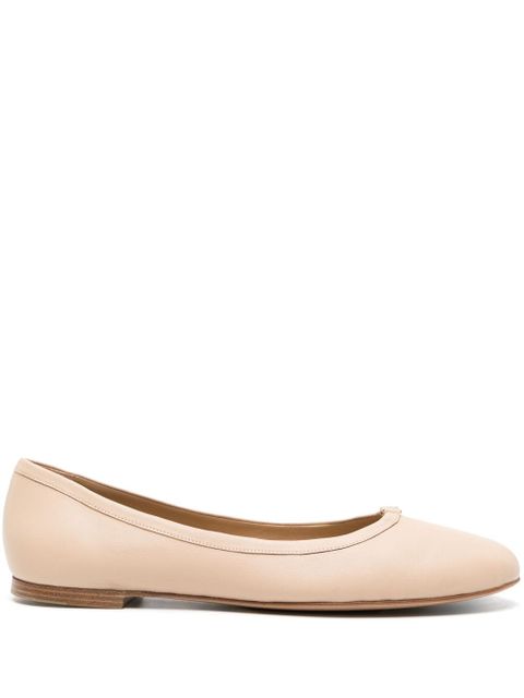 Chloé Marci leather ballerina shoes - Neutrals - zdjęcie produktu nr 1