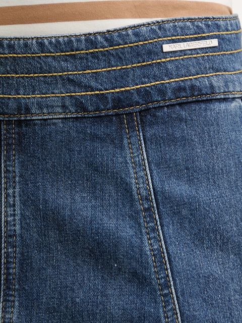 Karl Lagerfeld spódnica jeansowa FASHION DENIM