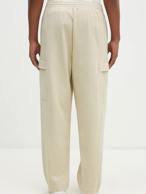 Pangaia spodnie dresowe kolor beżowy gładkie 10002239 - zdjęcie produktu nr 2