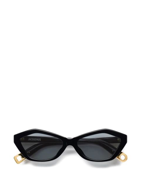 Jacquemus geometric-frame sunglasses - Black - zdjęcie produktu nr 1