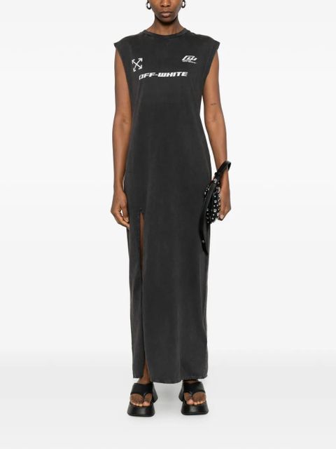 Off-White printed maxi dress - Black - zdjęcie produktu nr 2