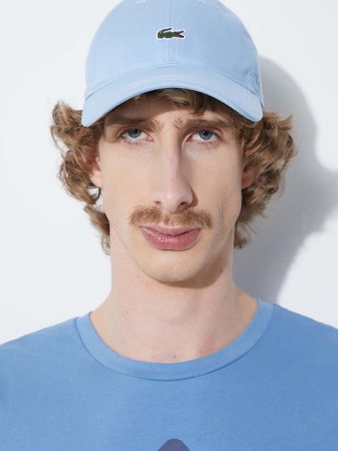 Lacoste czapka z daszkiem bawełniana