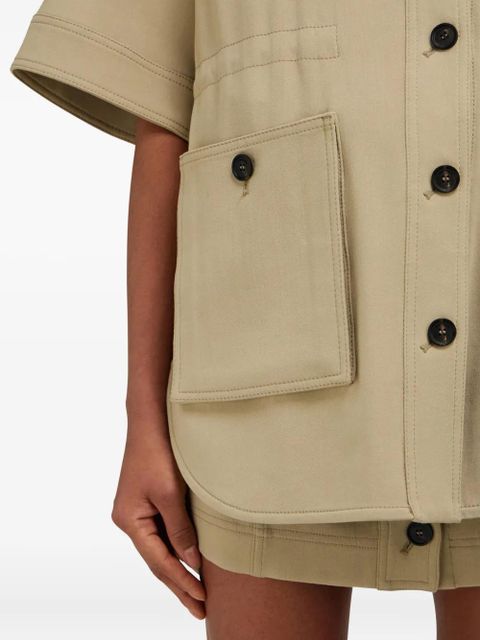 Ferragamo short-sleeve jacket - Neutrals