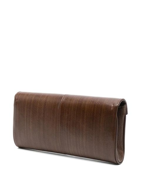 Giuseppe Zanotti Flutie clutch bag - Brown