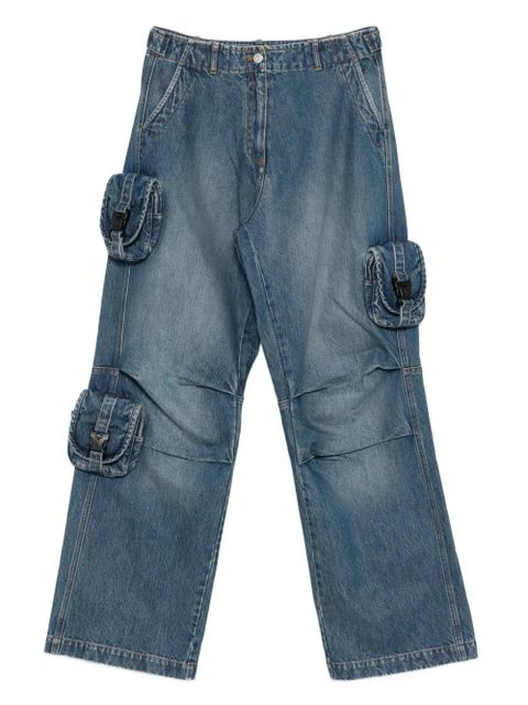 Coperni flap-pocket cotton jeans - Blue - zdjęcie produktu nr 1