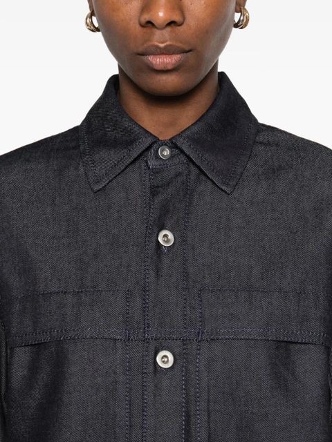 Jil Sander button flap-pocket shirt - Blue