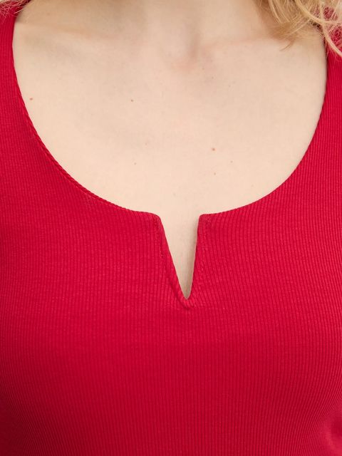 Answear.LAB t-shirt damski kolor czerwony