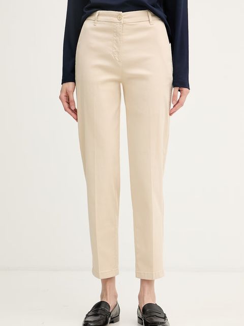 United Colors of Benetton spodnie damskie bawełniane z elastanem - zdjęcie produktu nr 1