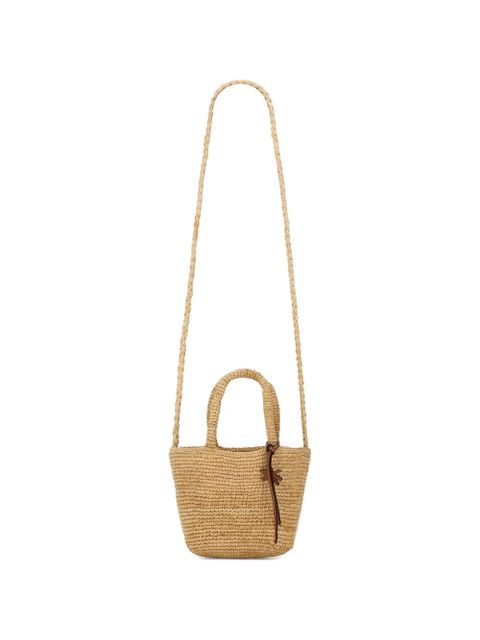Manebi woven raffia bag - Neutrals - zdjęcie produktu nr 1