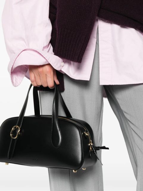 Cafuné Asra Boston buckle small tote bag - Black