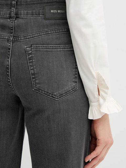 Mos Mosh jeansy COLETTE damskie kolor szary 172460