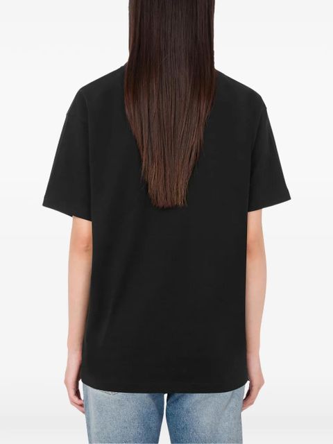 Moschino logo printed T-shirt - Black