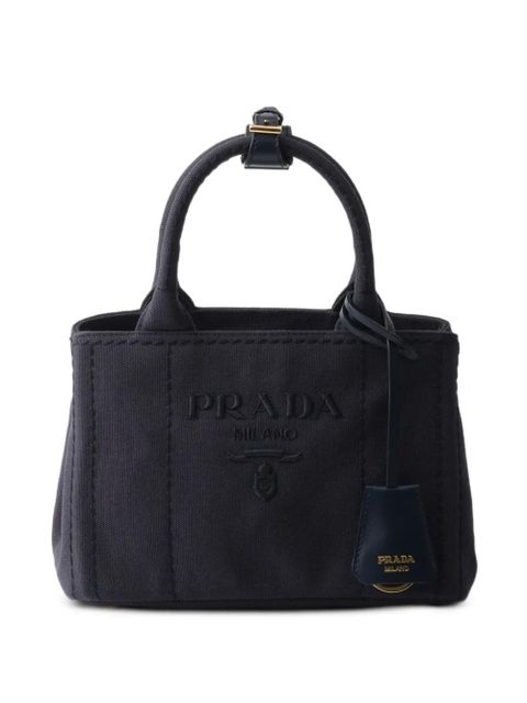 Prada Jardinière cotton canvas mini-bag - Blue - zdjęcie produktu nr 1