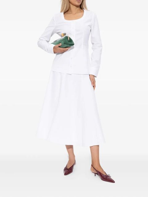 Jacquemus 40mm Cubisto slingback bow pumps - Red