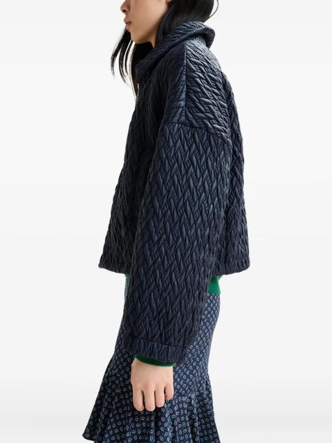 Essentiel Antwerp quilted zip-front jacket - Blue