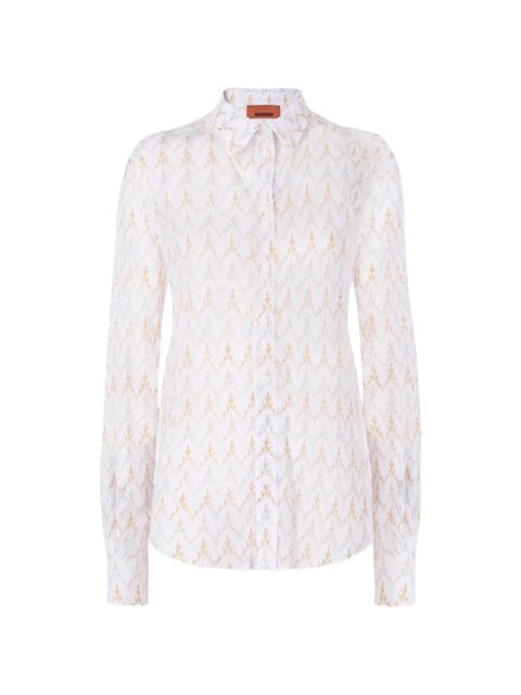Missoni patterned shirt - White - zdjęcie produktu nr 1
