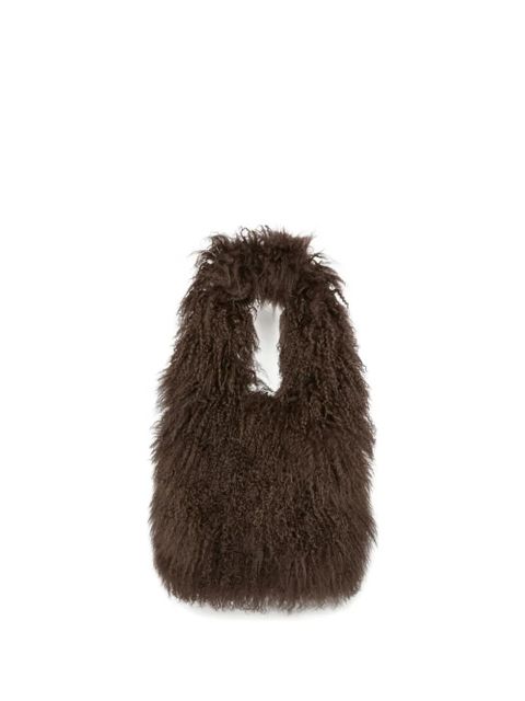 Yves Salomon shearling shoulder bag - Brown - zdjęcie produktu nr 1