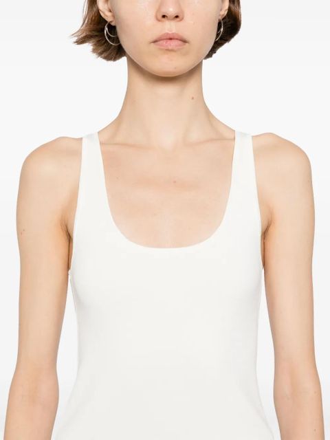 TOTEME compact-knit tank top - White