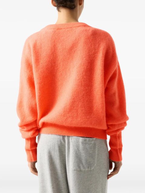 American Vintage long-sleeve crew-neck sweater - Orange