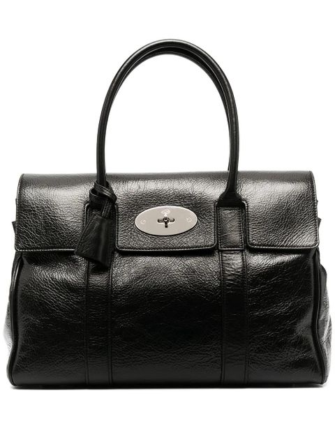 Mulberry Bayswater leather tote bag - Black - zdjęcie produktu nr 1