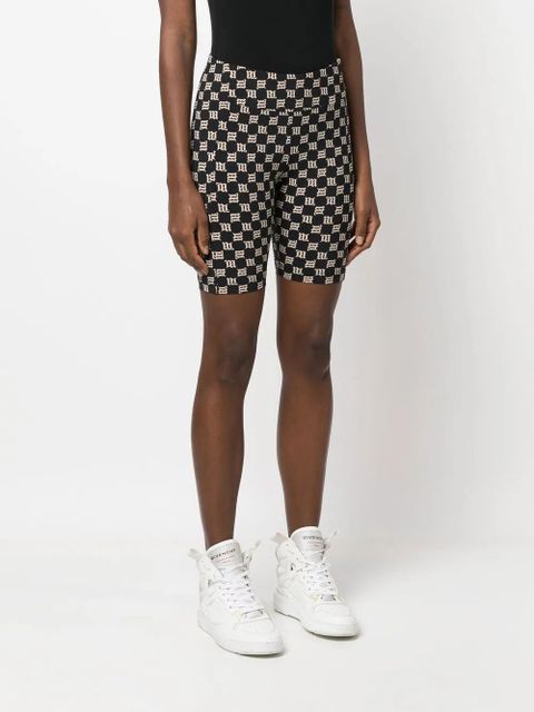 MISBHV logo-print cycling shorts - Black