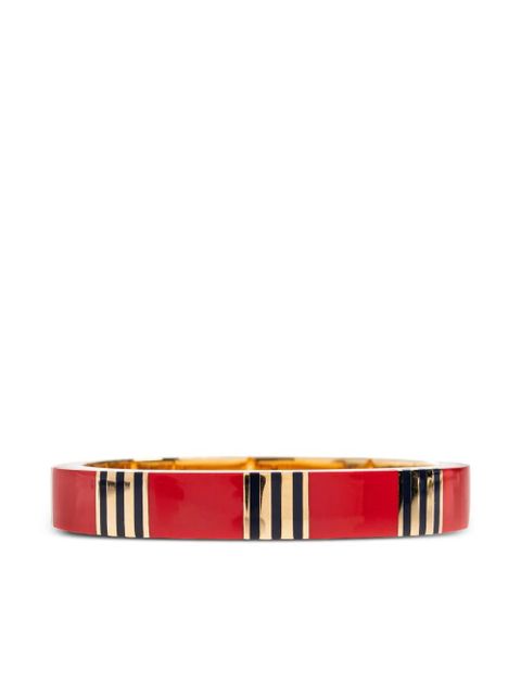 Tory Burch T STRIPE BANGLE bracelet - Red - zdjęcie produktu nr 2