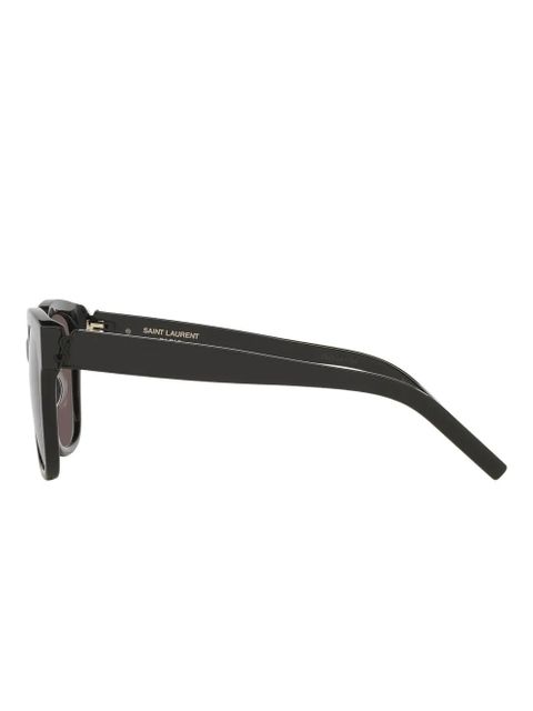Saint Laurent Eyewear SL M40 rectangle-frame sunglasses - Black