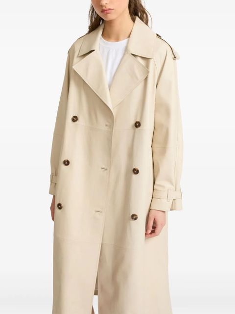 Yves Salomon lambskin trench coat - Neutrals - zdjęcie produktu nr 2
