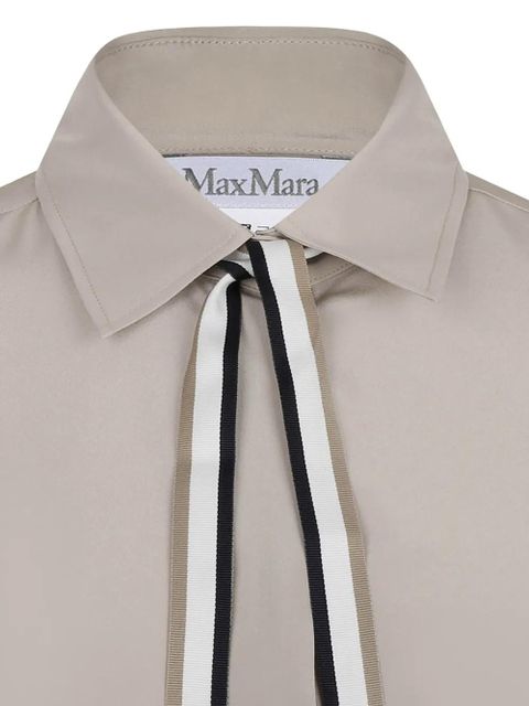Max Mara ribbon-detail shirt - Grey - zdjęcie produktu nr 2