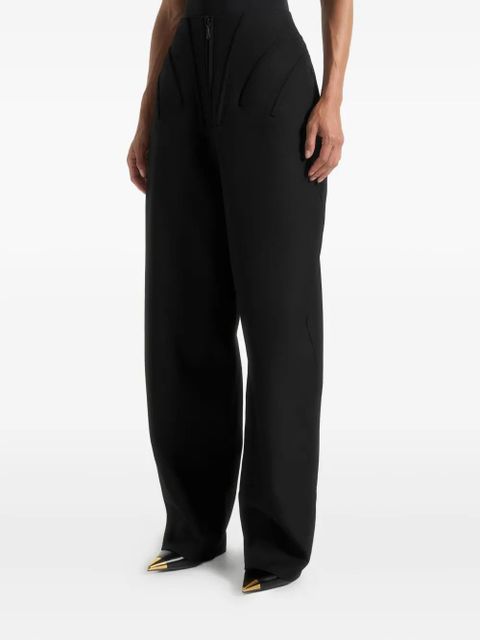 Manière De Voir Réna corset zip trousers - Black - zdjęcie produktu nr 1
