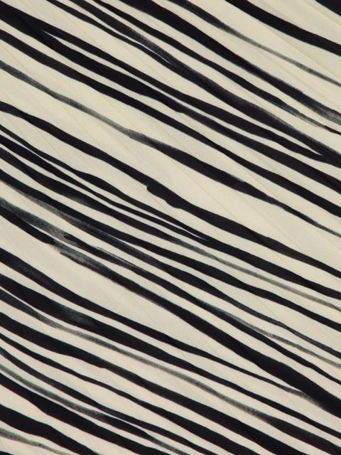 Proenza Schouler pleated striped dress - Neutrals