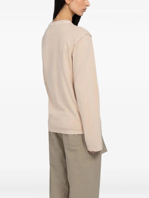 Gimaguas logo-print long-sleeve T-shirt - Neutrals