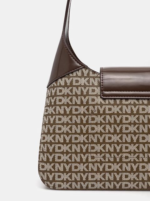 Dkny torebka kolor brązowy R5235L20