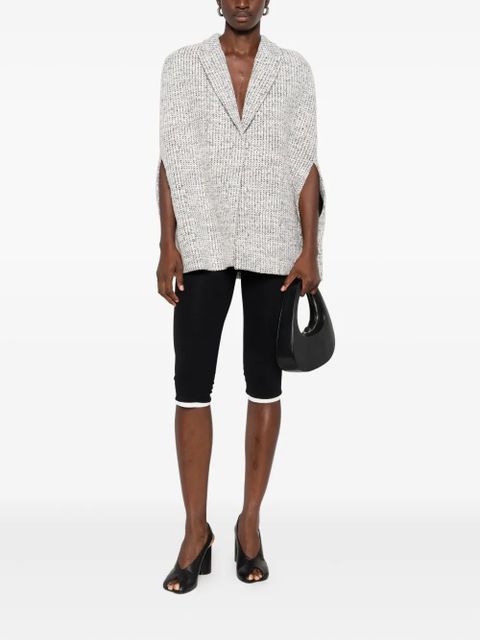 Coperni tweed tailored cape - Black - zdjęcie produktu nr 2