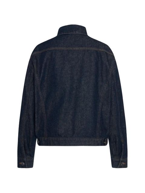 The Row Ness contrast-stitched denim jacket - Blue - zdjęcie produktu nr 2