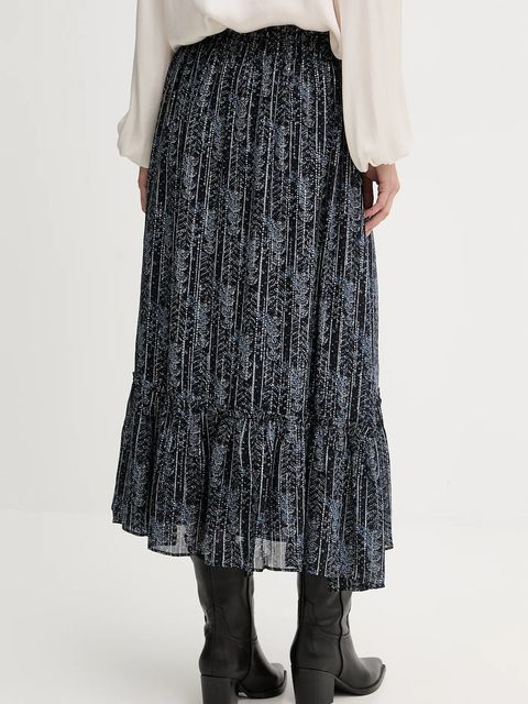 Pepe Jeans spódnica kolor granatowy midi prosta PL9011882