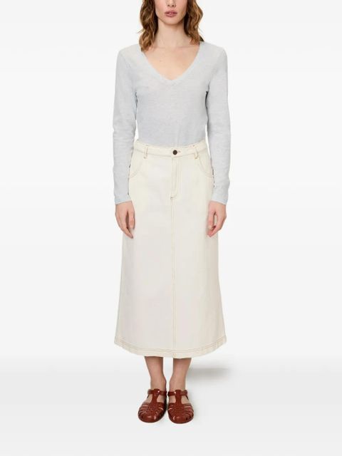 American Vintage Gamipy V-neck T-shirt - Grey