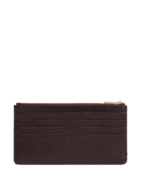 Dolce & Gabbana zip-top leather purse - Brown