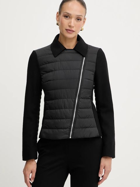 BOSS kurtka z domieszką wełny kolor czarny przejściowa 50555564 - zdjęcie produktu nr 1