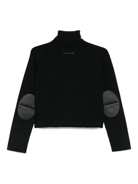 MM6 Maison Margiela virgin wool-blend sweater - Black - zdjęcie produktu nr 2
