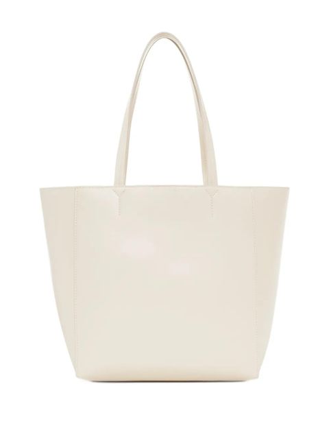ANINE BING small Elly leather tote bag - Neutrals